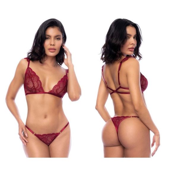 Mapale 8876 Two Piece Set Color Rosewood - Picture 1 of 6